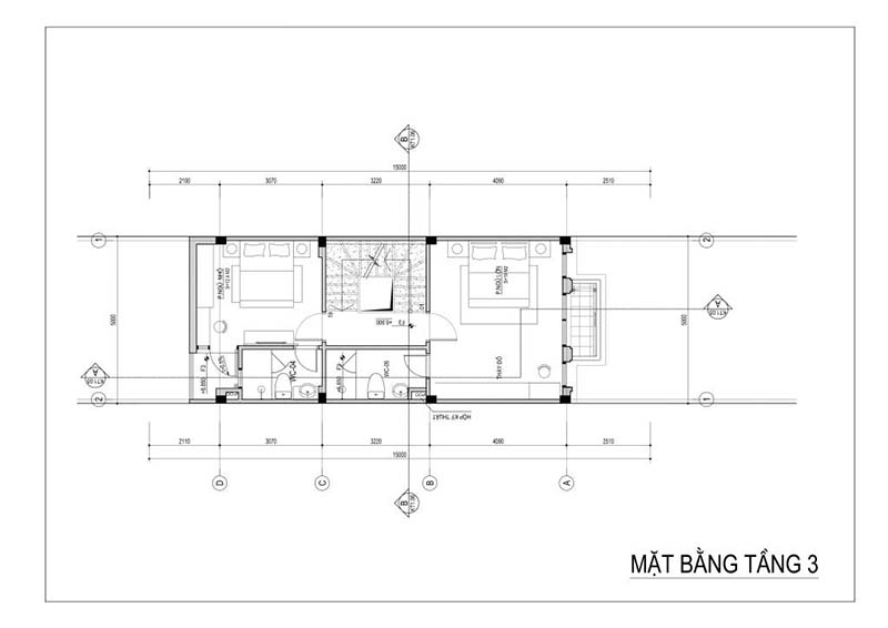 Thiết kế nhà 4 tầng liền kề V5 V6