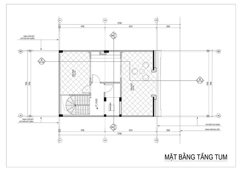 thiết kế nhà 5 tầng liền kề V5 V6 Văn Phú - Nhà phố thương mại The Victoria