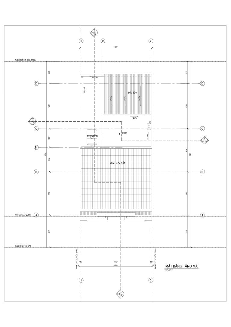 thiết kế nhà 6 tầng liền kề V5 V6 Văn Phú - Nhà phố thương mại The Victoria