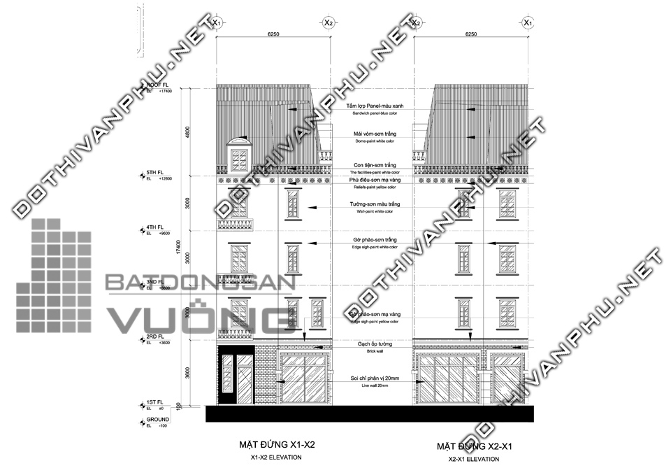 Liền kề Văn Phú Hibrand - liền kề Cleve Văn Phú - Liền kề Văn Phú Hàn Quốc