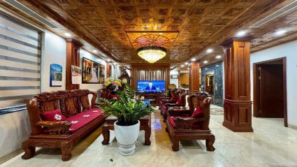 Bán Biệt thự Văn Phú BT2 diện tích 222m2 mặt tiền 29m căn góc hướng Đông Bắc, Đông Nam đường 19,5m nhà xây hoàn thiện đẹp đối diện shophouse lacasta #H5513.562